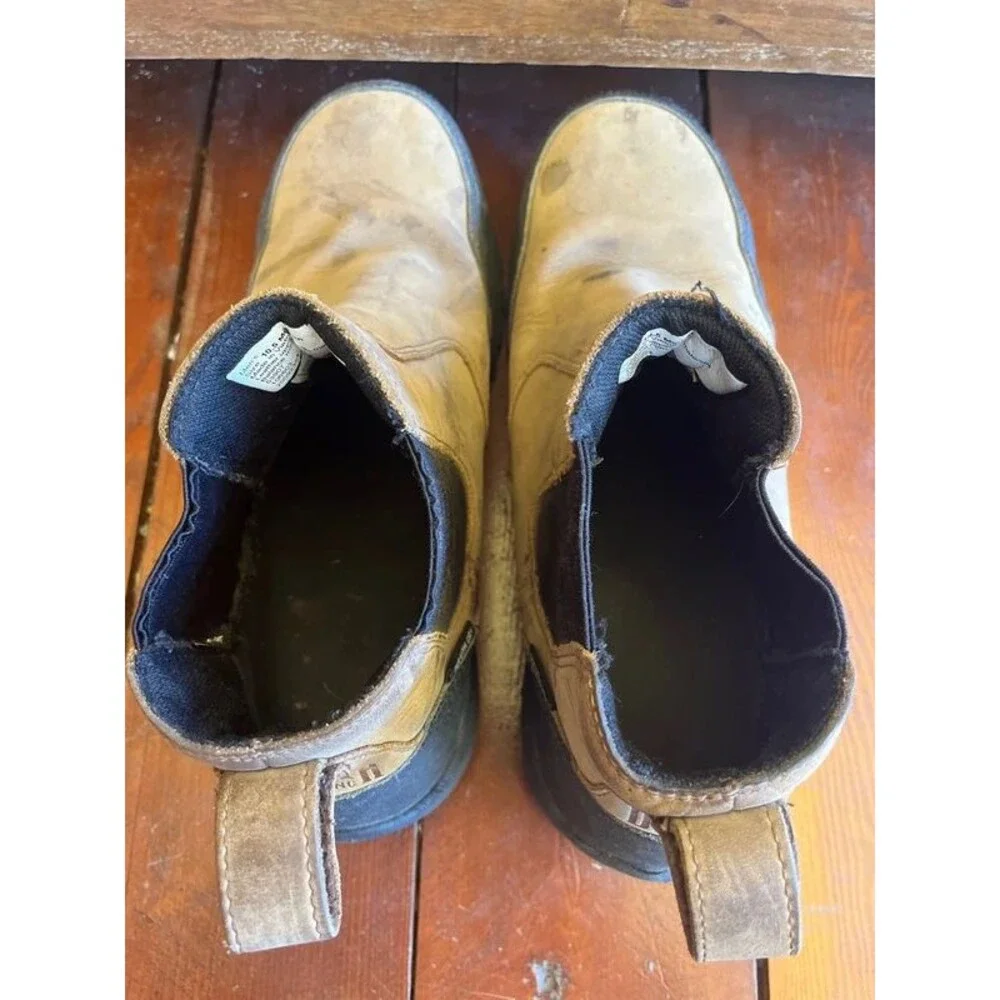 Duluth Safety Toe work boots slip on men’s size 10.5